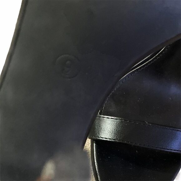 Lulus Elsi Tassel Black Lace-Up Heels - Picture 5 of 6